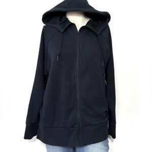 Nike black full zip up hoodie